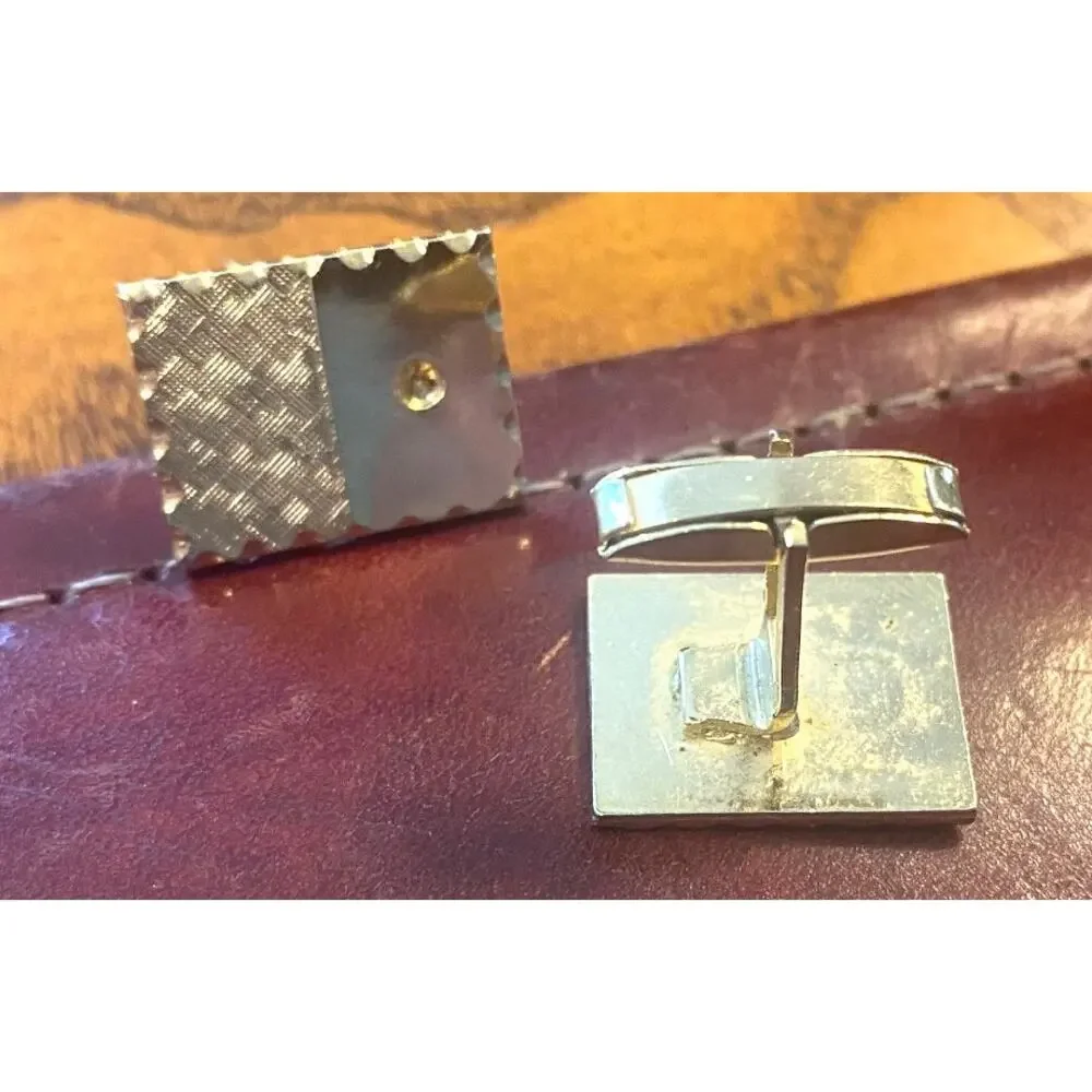 VTG Classic Gold Tone  Cufflinks